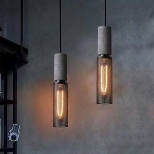 Lampe suspendue en ciment de style industriel rétro nordique à tête simple/multiples, lampe créative pour comptoir de bar, lampe de chevet pour restaurants - Product Image 1