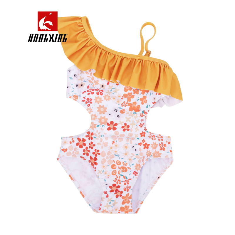 Girl Headband Children Swimwear 2024 Girl