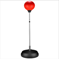 Équipement de fitness à domicile réglable en hauteur, ensemble d'entraînement de boxe comprenant une balle de frappe réflexe rebondissante