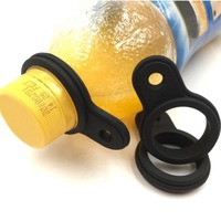 Boucle de fixation pour bouteille d'eau de sport en plein air, écologique, pour l'escalade, l'alpinisme et la course à pied, avec design circulaire et en silicone