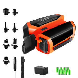 Gicle Pompe à air électrique rapide DC 12V <span class=keywords><strong>Gonfleur</strong></span> portable Support de <span class=keywords><strong>batterie</strong></span> amovible Accessoire pratique pour les planches à pagaie debout - Product Image 1