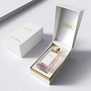 Recycled Custom Foldable Rigid Box with Durable Magnetic Foil Stamp Seal Magnetic Paper Box Packaging <b>for</b> Perfume Oil Bottle - Product Image 1