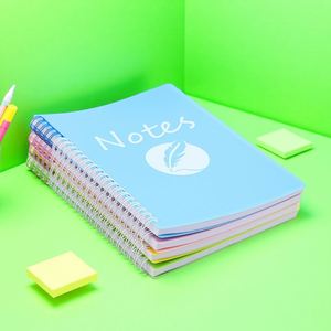สมุดโน้ตแบบสันห่วงปกแข็ง A5 แบบกำหนดเองขายส่ง พร้อมตัวอย่างปก PP ฟรี สมุดบันทึกแบบสั่งทำจำนวนมากพร้อมลายพิมพ์แบบซับลิเมชั่นและกระดาษแบบกำหนดเอง - Product Image 1