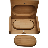 Logo personnalisé en gros imprimé 4GB 8GB 32GB 16GB 64GB 128GB clé USB 2.0 3.0 clé USB avec boîte en bois nouveau produit