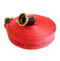 Storz selang api putih ukuran 1.5 inci x 30meter, dengan pipa air kopling Storz aluminium tembaga untuk katup hidran api dan