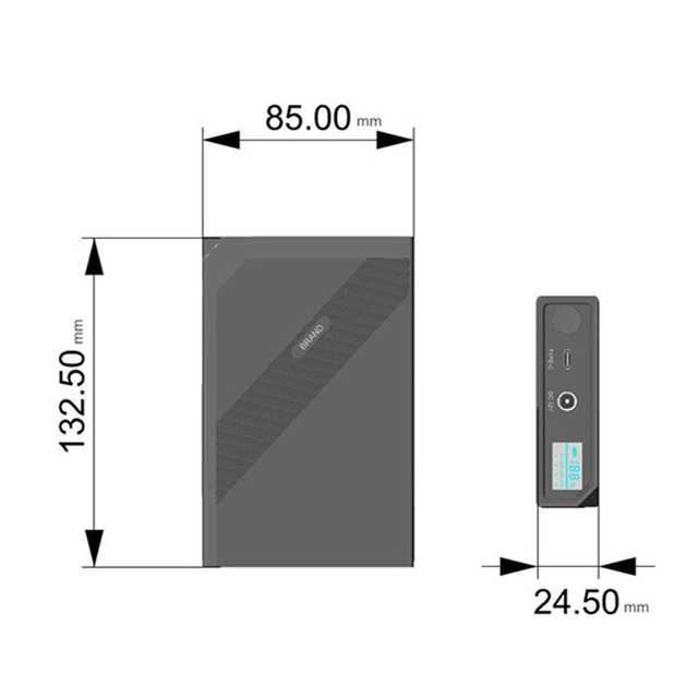 PD100W DC120W 5V-24V Power Bank With 20000mAh & 18650 Lithium Battery High Capacity Dual Voltage