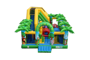 Pvc trẻ em trong nhà ngoài trời thiết bị chơi bơm hơi nhảy lâu đài <span class=keywords><strong>bouncy</strong></span> công viên Trampoline Nhà Giải trí với Slide - Product Image 6