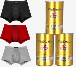 <span class=keywords><strong>Boxer</strong></span> Traspiranti Naturali in Seta di Latte con 22 Magneti, Pantaloncini Sportivi Britannici per la Salute - Product Image 2