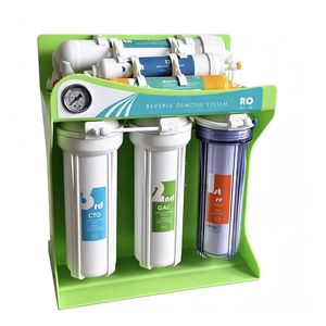Système de filtration d'eau sous évier 5 étapes en plastique, 100 GPD, auto-nettoyant, écologique, pour extérieur, hôtel, usage domestique - Product Image 1