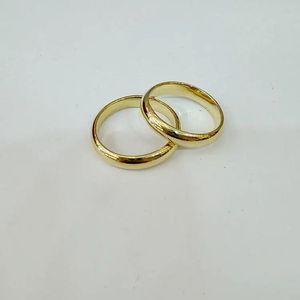 Xinfly 18K Gold Loach Backlit <b>Plain</b> <b>Ring</b> Au750 Genuine Female Model Versatile Commuting Texture <b>Ring</b> with Simple Temperament - Product Image 5