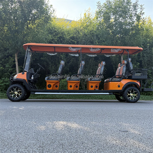 Voiture de golf électrique 4x4 8 places Voiturette électrique Voiture de tourisme Zone touristique Parc Bus de tourisme Véhicule tout-terrain Voiturette de golf <span class=keywords><strong>Club</strong></span> Car - Product Image 2