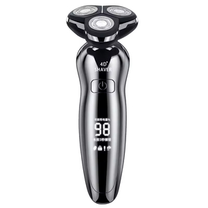 Mini Intelligent Rechargeable Electric <b>Shaver</b> Triple Blade Digital Display Water Washed Features <b>Face</b> Shaving OEM - Product Image 1