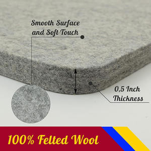Tapis de repassage en laine 17 x 13,5 pouces, best-seller, à <span class=keywords><strong>prix</strong></span> bas et faible MOQ - Product Image 6