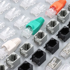 Connecteur mâle <span class=keywords><strong>RJ45</strong></span> Cat5 Cat5e Cat6 Cat6a Cat7 SCONDAR, connecteur réseau Ethernet <span class=keywords><strong>Cat</strong></span> <span class=keywords><strong>6</strong></span>, connecteur Internet modulaire Snap RJ 45, prise 8P8C - Product Image 6