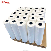 Film plastique d'emballage pour ensilage de paille, haute qualité, résistant aux perforations, 75cm*1500m*25mic