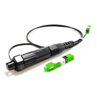 IP67 impermeable endurecido SC/APC opti-tap conector cable 2x5mm 2x3mm de caída conector endurecido conjunto de cable interior/exterior
