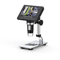 A 4.3-inch Digital Microscope for Medical Testing, Featuring a High-definition Monocular Microscope with 1000x Magnification.