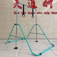 Barre de gymnastique portable pour enfants, très vendue, avec 8 réglages de hauteur, pliage facile, charge maximale