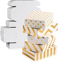 Boîtes pliantes en carton blanc recyclé écologique avec logo personnalisé en gros pour cosmétiques, savons, boîtes mystères, boîtes cadeaux, boîtes surprises