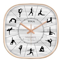 Jam Dinding Quartz Silent Sweep Needle Square Single Face Modern Minimalis Desain Sederhana Warna Dapat Disesuaikan Kreatif Ruang Tamu Gym