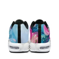 Sneakers personnalisées avec impression intégrale, coussin d'air, chaussures de course en mesh POD, cadeau de Noël personnalisé, motif personnalisé