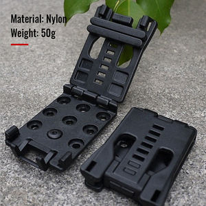 Hongrui Durable extérieur tactique taupe système Clip K gaine fourreau taille sac à dos avec boucle fixe suspendue - Product Image 2