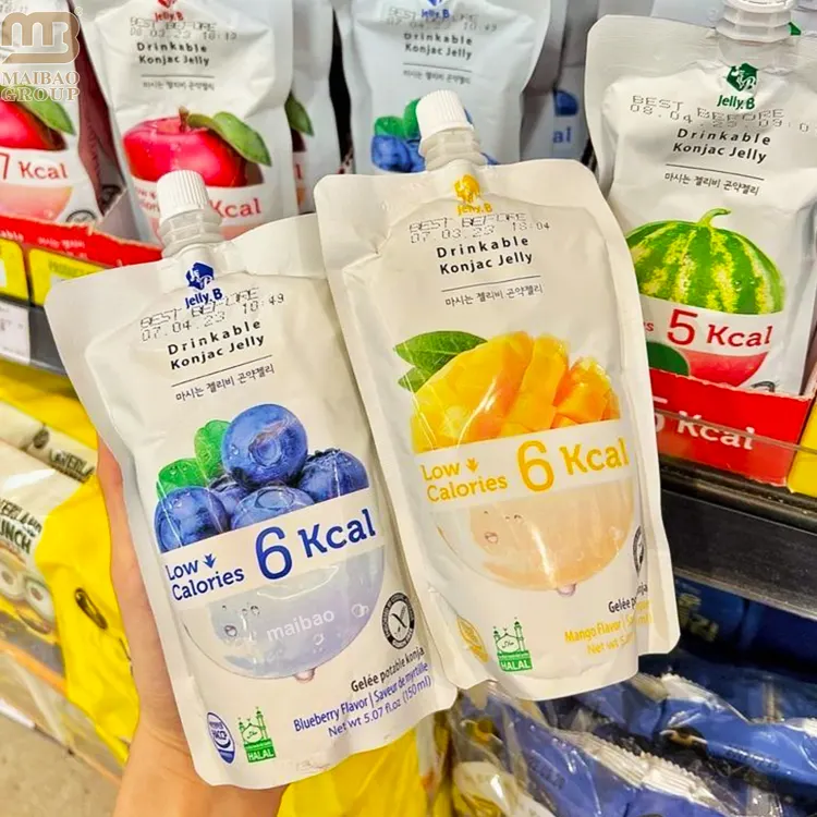कस्टम मुद्रित खड़े हो जाओ प्लास्टिक फलों का रस शराब टोंटी के साथ तरल बैग Biodegradable शीतल पेय पैकेजिंग दूध पानी पाउच