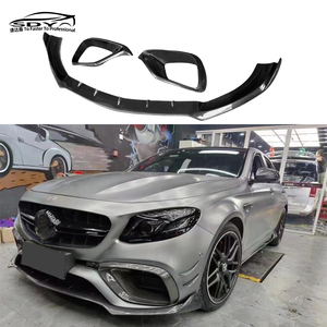 W213 E63 Pre Lci BB stile di alta qualità in fibra di carbonio labbro anteriore Splitter anteriore per Mercedes Benz W213 E63 S AMG Pre - Product Image 2