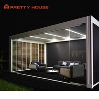 OEM/ODM tente d'hôtel moderne auvent pare-soleil pavillon bar imperméable auvent de fête restaurant gazebo pergola extérieure en aluminium