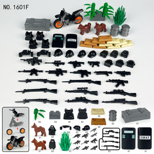 76461 MEGAO marca armas militares accesorios plástico ABS 1:1 escala niños ensamblados partículas pequeñas bloques de construcción juguetes <span class=keywords><strong>mortero</strong></span> - Product Image 5