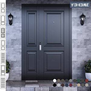 Puerta de Entrada Exterior de Aluminio Fundido con Aislamiento XPS al 100%, Diseño Personalizado Estándar del Reino Unido, Estructura de Puente Roto, para Residencias - Product Image 4