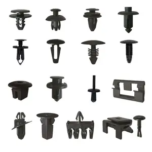 Universal Plastic Fender Clips Push Bumper Fastener Rivet Clips With 6 Size Body Retainer Bumpers Clips
