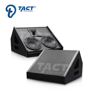 Système de sonorisation professionnel avec enceintes de scène coaxiales actives doubles de 10 pouces pour spectacles en intérieur ou en extérieur, églises - Product Image 1