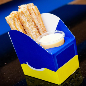 Caja de Embalaje para Churros y <span class=keywords><strong>Sushi</strong></span> Biodegradable y Ecológica con Logotipo Personalizado, con Soporte para Salsas, Recubrimiento UV, Materiales Reciclados, Tamaño Personalizado - Product Image 6