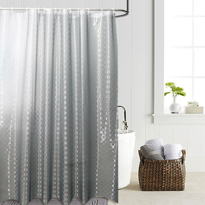 <span class=keywords><strong>Rideau</strong></span> de Douche Personnalisé, Doublure de Douche en Plastique Imperméable, Rideaux de Douche en PEVA pour Salle de Bain - Product Image 2