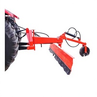 Niveleuse laser agricole, niveleuse de terrain traînée par tracteur en option pour l'amélioration des terres agricoles
