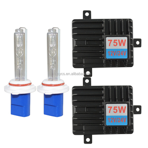 Nouveau kit de ballast pour ampoules HID xénon 75W H1 H3 H7 9005 9006 <span class=keywords><strong>H11</strong></span> 4300K 6000K 8000K 12V <span class=keywords><strong>24V</strong></span>, ajustement universel, certifié CE ROHS - Product Image 1