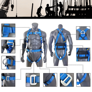 <span class=keywords><strong>Harness</strong></span> Keselamatan Tubuh Penuh Berkualitas Tinggi, Ringan, <span class=keywords><strong>4</strong></span> Titik, Dapat Disesuaikan, Dengan Bagian Pinggang yang Bernapas - Product Image 6