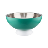 Seau à glace pour vin de haute qualité, en acier inoxydable, design à double paroi, 12 L, durable et facile à nettoyer, pour les fêtes, la maison, le bar, l'hôtel