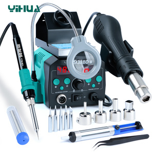 YIHUA 938BD-II 740W Hot Air Gun BGA Rework Station SMD Soldering Iron Desoldering Station LED Lamp Digital Display W255 - Product Image 3