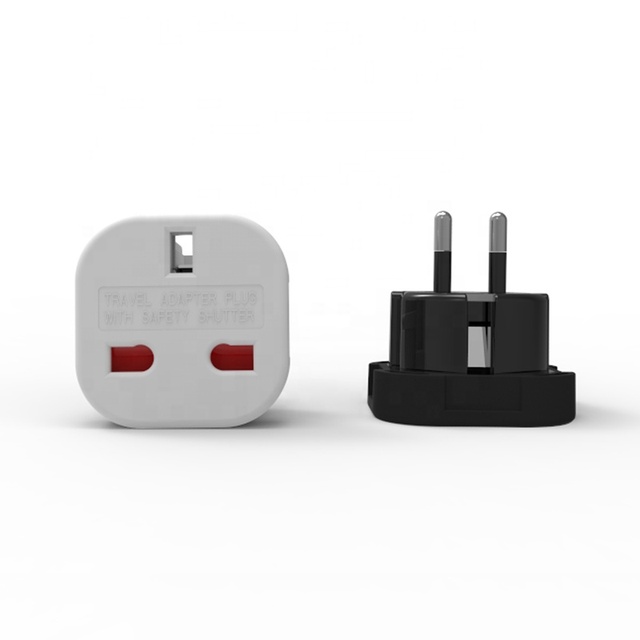 Cantell Universal UK to EU 2Pin Travel Plug Adapter for Home Appliances