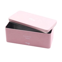 Boîte en fer blanc rectangulaire de haute qualité avec couvercle hermétique – Solution de rangement robuste pour la maison