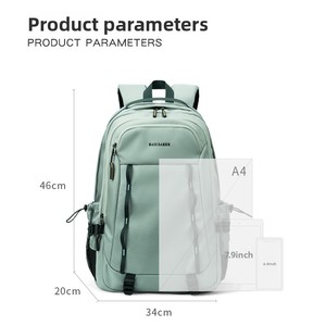 Sac à dos pour ordinateur portable étanche léger de grande valeur pour homme femme lycée Juniors grande capacité pour voyage randonnée fermeture éclair - Product Image 3