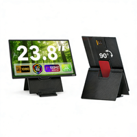 23.8 pouces FHD 100Hz LCD ordinateur moniteur portable D1 fabricant OEM support VESA montage 90 ° pivot pour bureau et jeux