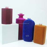 Botol Semprot Kaca Berbulu 50ml 60ml 100ml Bentuk Unik Botol Parfum Kaca Isi Ulang dengan Pompa Semprot dan Segel yang Baik