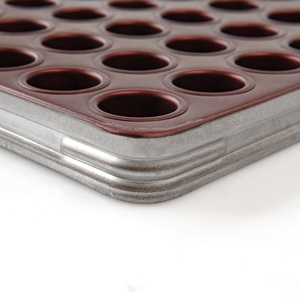 Teglia Industriale Antiaderente per Cupcake e <span class=keywords><strong>Muffin</strong></span> con 96 Stampi in Metallo - Product Image 6