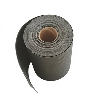 Bande de <span class=keywords><strong>membrane</strong></span> d'étanchéité DPC en polyéthylène noir 500 µm, résistante à l'eau, barrière contre l'humidité et la vapeur pour la protection des fondations - Product Image 2