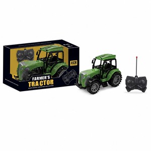 Tractor de juguete RC de 4 canales con faros, camión de granja a control <span class=keywords><strong>remoto</strong></span> para niños, regalo en caja con ventana - Product Image 5
