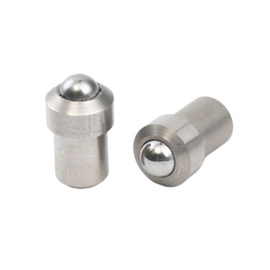 Stainless Steel Ball Head Plunger 304 Grade Round Head Press Fit Spring Type - Product Image 1