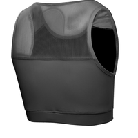 ZN Trans Lesbian Pull-on Closure Plus Size Chest Binder for Tomboy Clothes Torsolette Short Tank Bustier Top Oversize